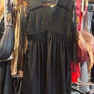 Elegant Black Lace Dress